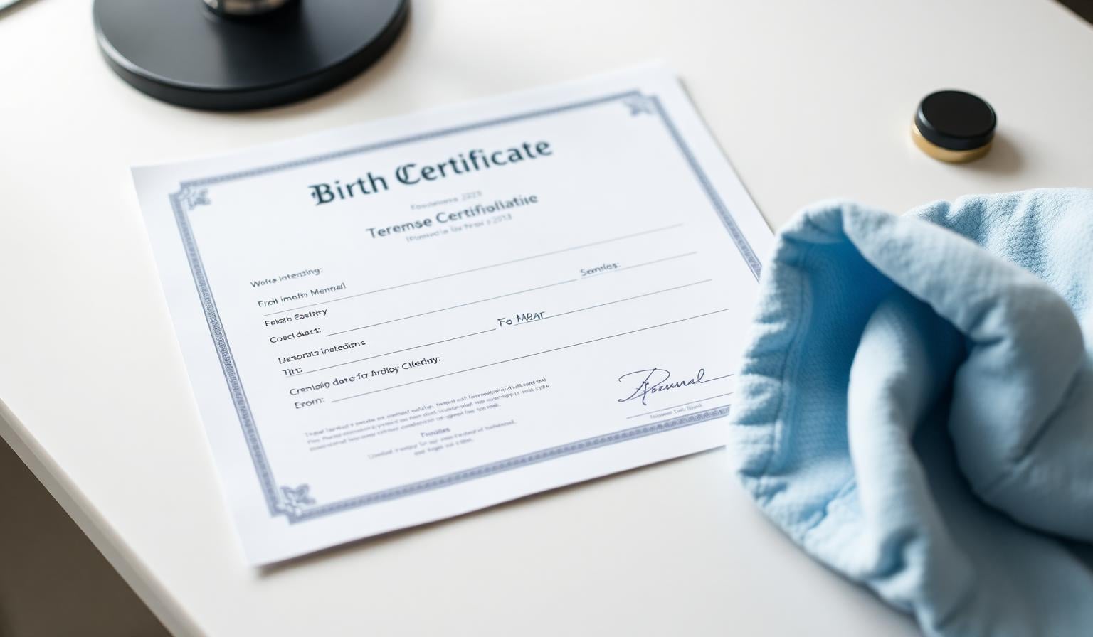 UAE-attested foreign birth certificate ready for family visa submission