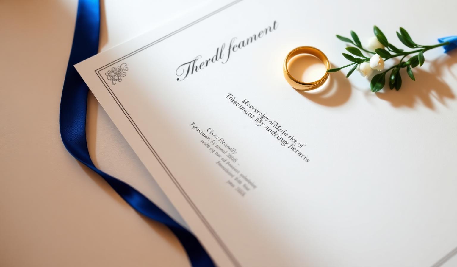 Attested foreign marriage certificate ready for UAE spouse visa